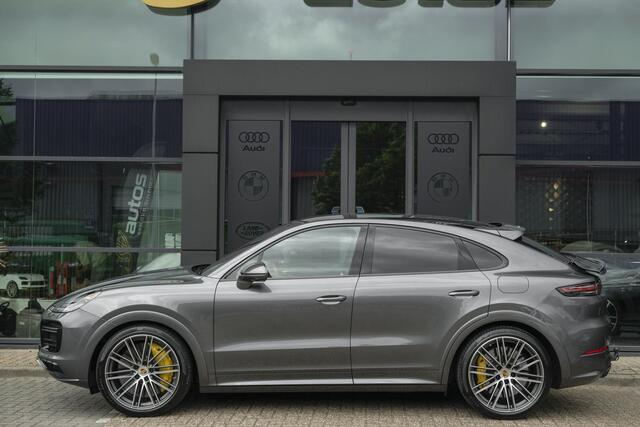 Porsche CAYENNE Coupé 4.0 V8 Turbo S 680pk E-Hybrid Panoramadak 4-wielsturing Trekhaak PDCC BOMVOL 1e Eigenaar NLauto 22" LMV