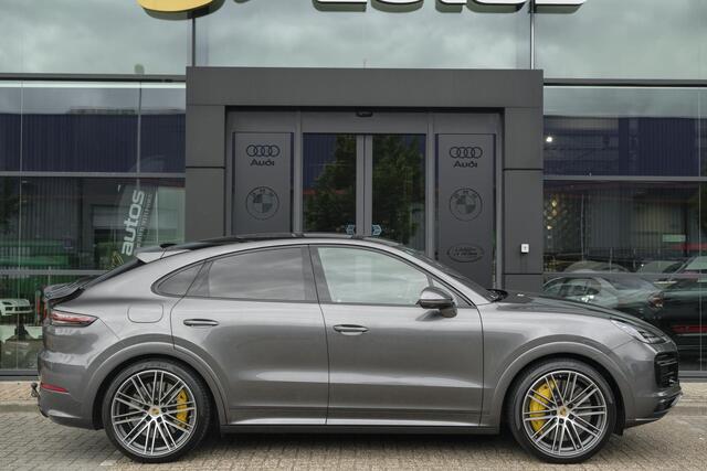 Porsche CAYENNE Coupé 4.0 V8 Turbo S 680pk E-Hybrid Panoramadak 4-wielsturing Trekhaak PDCC BOMVOL 1e Eigenaar NLauto 22" LMV