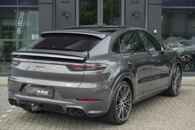 Porsche CAYENNE Coupé 4.0 V8 Turbo S 680pk E-Hybrid Panoramadak 4-wielsturing Trekhaak PDCC BOMVOL 1e Eigenaar NLauto 22" LMV