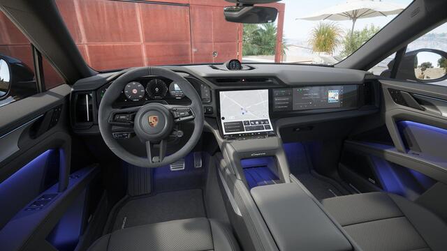 Porsche CAYENNE Electric , SportDesign, pano, 4W-best., tr.haak, Bose, luchtv., memory, ACC, privacy
