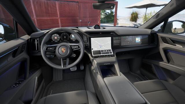 Porsche CAYENNE Electric , Burmester, SportDesign, pano, 4W-best., tr.haak, luchtv., memory, HUD, ACC, privacy