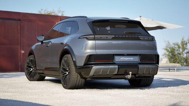Porsche CAYENNE Electric , SportDesign, pano, 4W-best., tr.haak, Bose, luchtv., memory, HUD, ACC, privacy