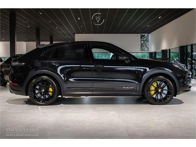Porsche CAYENNE Coupé 4.0 Turbo GT Carbon|Manufaktur|Ceramic|Burmester 3D|Stoelventilatie|18-voudig|Innodrive|Softclose|360°|Keyless|HUD|Approved t/m 06-08-2027|New service