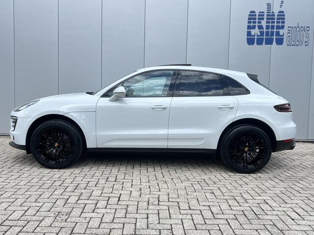 Porsche MACAN 2.0 Panoramadak Elek Sportstoelen Bose Audio Leder 21 Inch Black Turbo Velgen Navigatie Led Getint Glas NL Auto Wit metallic