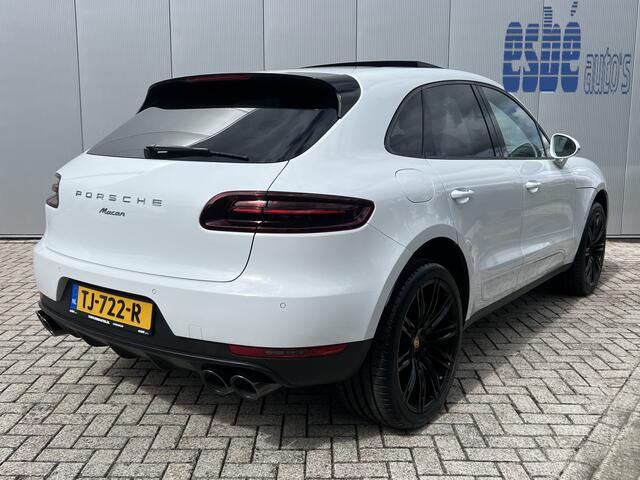 Porsche MACAN 2.0 Panoramadak Elek Sportstoelen Bose Audio Leder 21 Inch Black Turbo Velgen Navigatie Led Getint Glas NL Auto Wit metallic