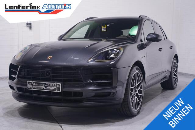 Porsche MACAN 3.0 S S 3.0 354PK ACC standkachel sportstoelen electrisch bedienbaar met memo camera Apple-carplay luchtvering trekhaak electrisch wegklapbaar sportuitlaat 21"-LMV DAB LED stoel verwarming/ventilatie schakelflippers aan het stuur
