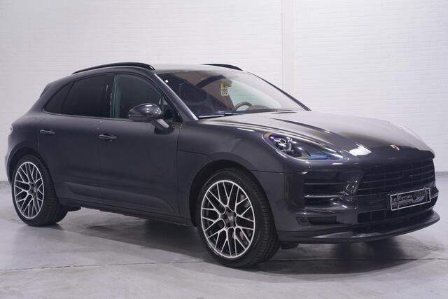 Porsche MACAN 3.0 S S 3.0 354PK ACC standkachel sportstoelen electrisch bedienbaar met memo camera Apple-carplay luchtvering trekhaak electrisch wegklapbaar sportuitlaat 21"-LMV DAB LED stoel verwarming/ventilatie schakelflippers aan het stuur