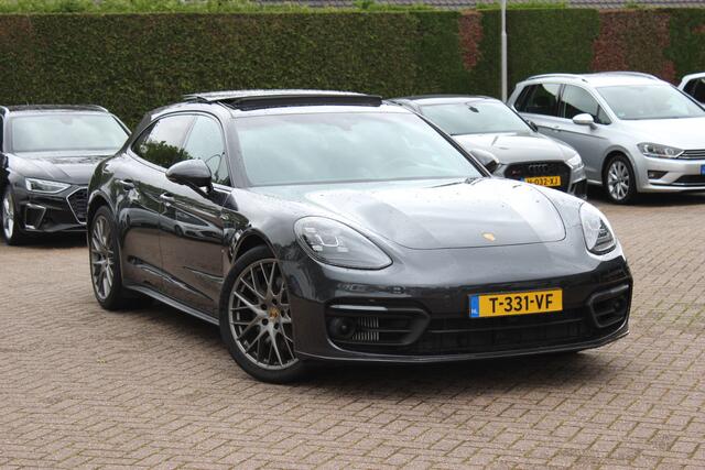 Porsche PANAMERA Sport Turismo 2.9 4 E-Hybrid Platinum Edition / Panoramadak / 360Camera / Sportdesign+Chrono / Luxe Leder / Luchtvering / Keyless / Bose / 21'' / Stoelverwarming4x / Dodehoek / DAB / Cruise Control Adaptief