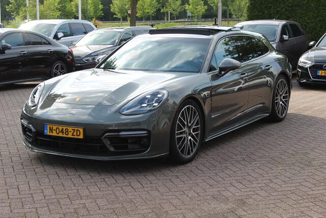 Porsche PANAMERA Sport Turismo 2.9 4 E-Hybrid / Panoramadak / 360Camera / Head-up / Softclose / Sportdesign+Chrono / 21'' / Sportuitlaat / Bose / Keyless / Stoelverwarming 4x / Stoelventilatie / Stuurverwarming / Dodehoek / DAB / ACC