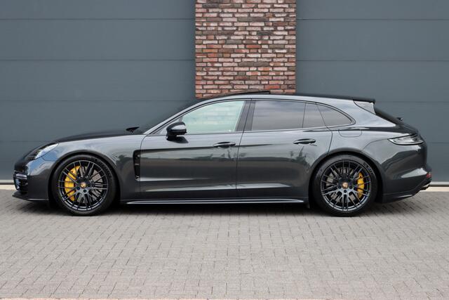 Porsche PANAMERA Sport Turismo 4.0 Turbo S E-Hybrid | 630pk | Luchtvering | Achterasbesturing | Burmester | Massage | HUD | Stoelventilatie | Panoramadak | Verwarmd Stuurwiel | ACC | Exclusive Design |