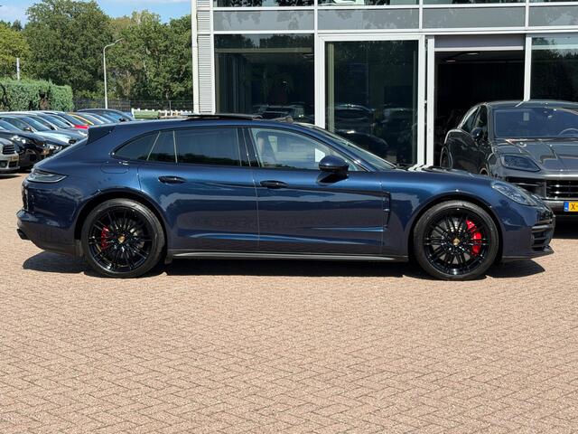 Porsche PANAMERA Sport Turismo 2.9 4S E-Hybrid / Panoramadak / 360Camera / Head-up / Achterasbesturing / Softclose / Bose / 21'' / Keyless / CarPlay / Sportdesign+Chrono / Sportuitlaat / Matrix / Dodehoek / DAB / ACC