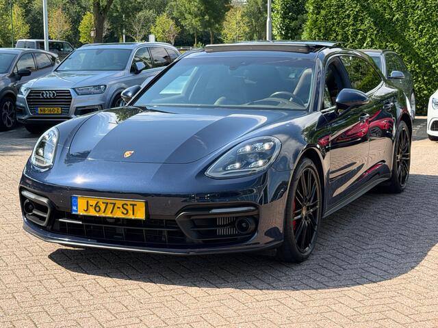 Porsche PANAMERA Sport Turismo 2.9 4S E-Hybrid / Panoramadak / 360Camera / Head-up / Achterasbesturing / Softclose / Bose / 21'' / Keyless / CarPlay / Sportdesign+Chrono / Sportuitlaat / Matrix / Dodehoek / DAB / ACC