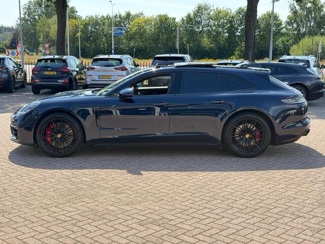 Porsche PANAMERA Sport Turismo 2.9 4S E-Hybrid / Panoramadak / 360Camera / Head-up / Achterasbesturing / Softclose / Bose / 21'' / Keyless / CarPlay / Sportdesign+Chrono / Sportuitlaat / Matrix / Dodehoek / DAB / ACC