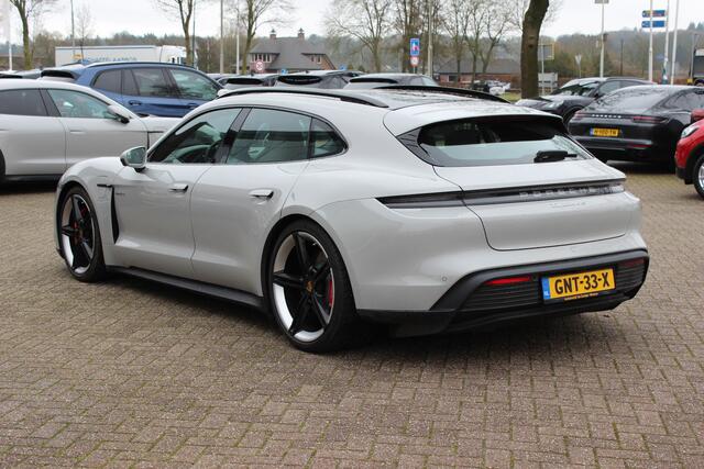 Porsche Taycan Sport Turismo 4S 93 kWh / Panoramadak / 360Camera / Head-up / Accu Performance+ / 21'' / Achterasbesturing / Luchtvering / Keyless / Stoel+Stuurverwarming / DAB / ACC