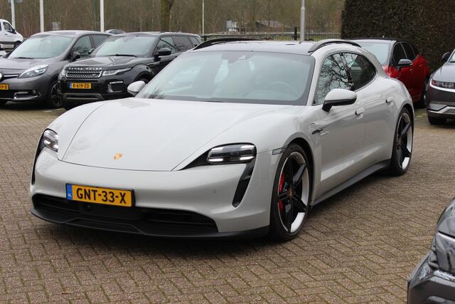 Porsche Taycan Sport Turismo 4S 93 kWh / Panoramadak / 360Camera / Head-up / Accu Performance+ / 21'' / Achterasbesturing / Luchtvering / Keyless / Stoel+Stuurverwarming / DAB / ACC