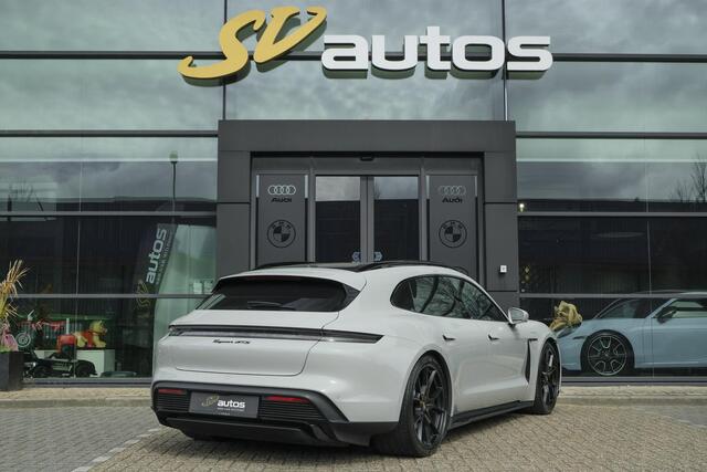 Porsche Taycan Sport Turismo GTS 598pk 93 kWh Panoramadak *SOH 93%* *incl BTW* Bijrijdersdisplay Rear seat entertainment Head-up Bose NLauto 1e Eigenaar