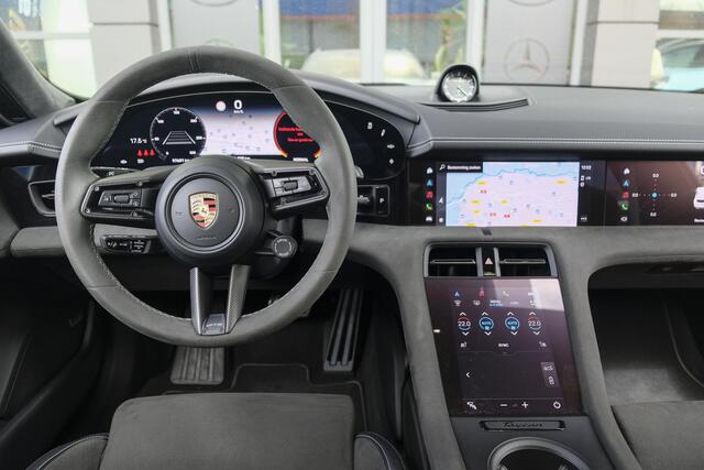 Porsche Taycan Sport Turismo GTS 598pk 93 kWh Panoramadak *SOH 93%* *incl BTW* Bijrijdersdisplay Rear seat entertainment Head-up Bose NLauto 1e Eigenaar