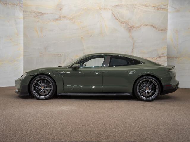 Porsche Taycan Turbo GT , NL-auto, PTS Blackolive , ceramic, kuipstoelen, pano, InnoDrive, Burmester, HUD, Active Ride, NP284k
