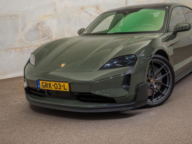 Porsche Taycan Turbo GT , NL-auto, PTS Blackolive , ceramic, kuipstoelen, pano, InnoDrive, Burmester, HUD, Active Ride, NP284k