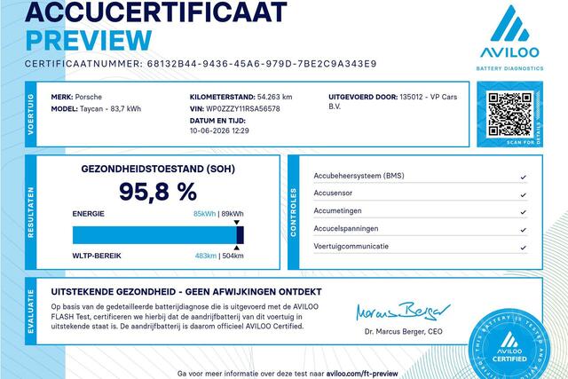 Porsche Taycan Cross Turismo 4 93 kWh | Sport Chrono Pakket | Adaptieve Cruise Control | Panoramadak