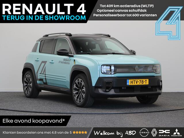 Renault 4 Iconic Comfort range | Achteruitrijcamera | Elektrisch verwarmbare voorstoelen | Elektronisch geregelde airconditioning
