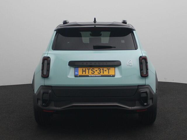 Renault 4 E-Tech electric comfort range iconic 52 kWh | Demo | Parkeersensoren rondom met automatisch inparkeren | Verwarmbare voorstoelen en stuurwiel | 10" openR link multimedia en navigatiesysteem met ingebouwde Google services |