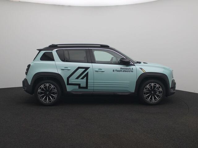 Renault 4 E-Tech electric comfort range iconic 52 kWh | Demo | Parkeersensoren rondom met automatisch inparkeren | Verwarmbare voorstoelen en stuurwiel | 10" openR link multimedia en navigatiesysteem met ingebouwde Google services |