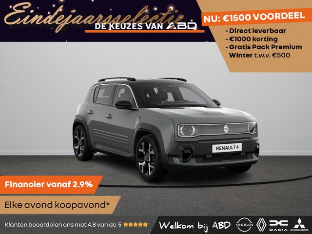 Renault 4 Techno Comfort range | Achteruitrijcamera | Elektronisch geregelde airconditioning | Full LED koplampen