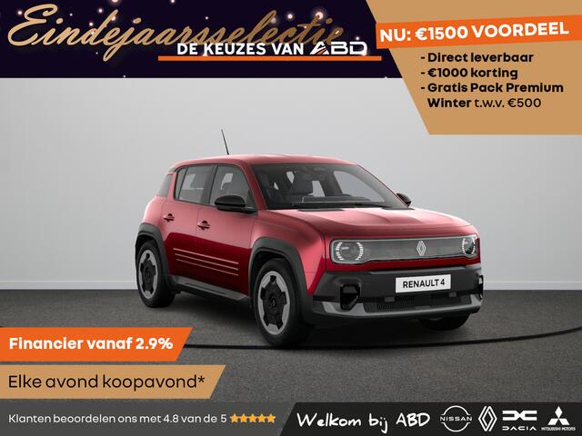 Renault 4 Evolution Urban range | Achteruitrijcamera | Cruise control met snelheidsbegrenzer | Elektronisch geregelde airconditioning