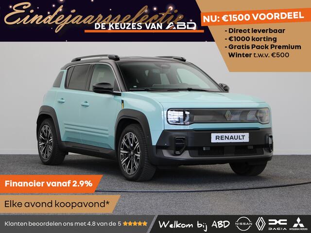 Renault 4 Iconic Comfort range | Achteruitrijcamera | Elektrisch verwarmbare voorstoelen | Elektronisch geregelde airconditioning