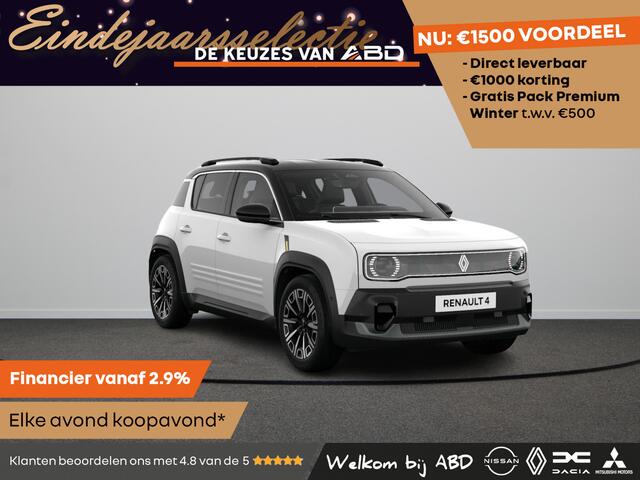 Renault 4 Iconic Comfort range | Achteruitrijcamera | Elektrisch verwarmbare voorstoelen | Elektronisch geregelde airconditioning