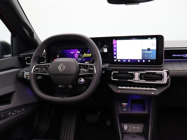 Renault 4 comfort range iconic 52 kWh | Plein sud canvas schuifdak | Harman Kardon audio | Elektrische achterklep | Stoel en stuurverwarming |