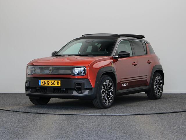 Renault 4 comfort range iconic 52 kWh | Plein sud canvas schuifdak | Harman Kardon audio | Elektrische achterklep | Stoel en stuurverwarming |