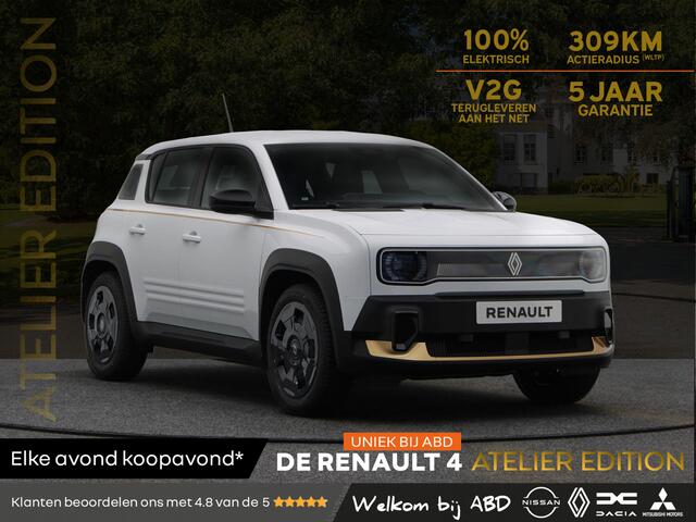 Renault 4 Atelier Edition urban range 40 kWh | Uniek bij ABD | Lederen bekleding | Gouden accenten | v.a. €282,- in Relax Plan |