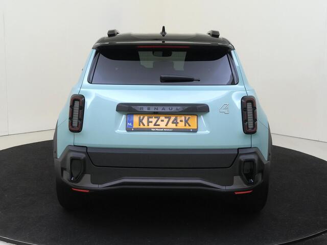 Renault 4 Comfort Range Techno 52 kWh 150PK | Google Navigatie | Adaptieve Cruise Control met Stuurverwarming | Stoel- en Stuurverwarming | 18'' Inch Velgen | Dodehoekdetectie | Apple CarPlay & Android Auto