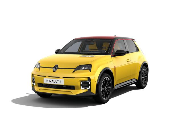 Renault 5 Iconic cinq | Achteruitrijcamera | Elektrisch verwarmbare voorstoelen | ISOFIX-bevestigingssysteem voor kinderzitjes op passagiersstoel en op de twee buitenste zitplaatsen achter