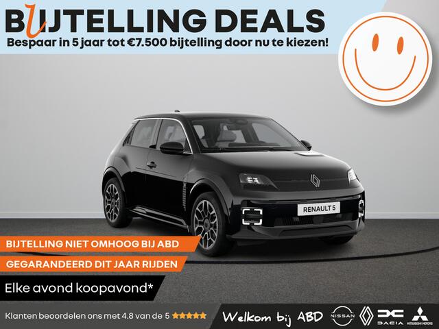 Renault 5 Roland-Garros Comfort range | Achteruitrijcamera | Elektrisch verwarmbare voorstoelen | ISOFIX-bevestigingssysteem voor kinderzitjes op passagiersstoel en op de twee buitenste zitplaatsen achter