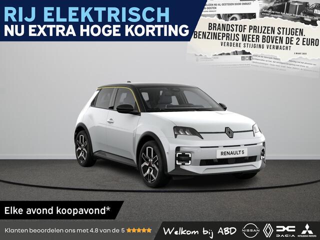 Renault 5 Techno Comfort range | Achteruitrijcamera | ISOFIX-bevestigingssysteem voor kinderzitjes op passagiersstoel en op de twee buitenste zitplaatsen achter | LED-dagrijverlichting met specifiek vormgegeven lichtsignatuur