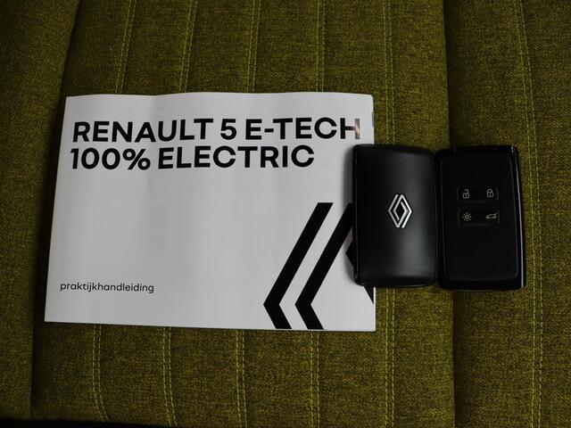 Renault 5 comfort range iconic cinq 52 kWh | Vijf jaar garantie | Stoel- en stuurwielverwarming | Blind spot warning |