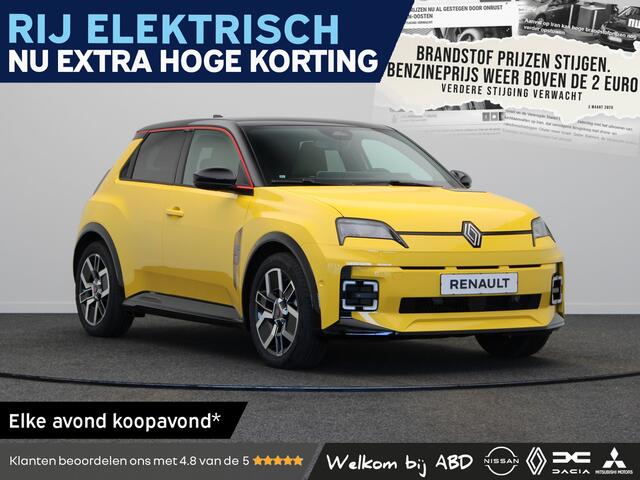 Renault 5 Iconic cinq Comfort range | Achteruitrijcamera | Elektrisch verwarmbare voorstoelen | ISOFIX-bevestigingssysteem voor kinderzitjes op passagiersstoel en op de twee buitenste zitplaatsen achter