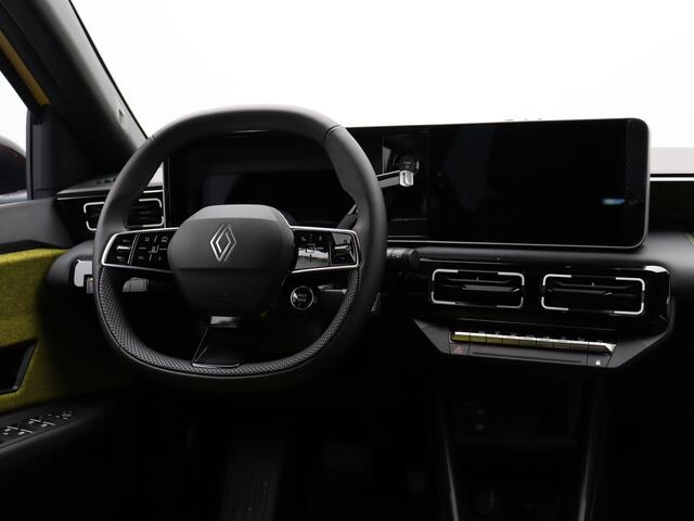 Renault 5 Iconic cinq Comfort range | Achteruitrijcamera | Elektrisch verwarmbare voorstoelen | ISOFIX-bevestigingssysteem voor kinderzitjes op passagiersstoel en op de twee buitenste zitplaatsen achter
