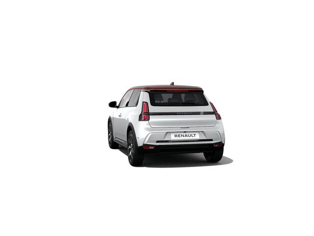 Renault 5 Techno | Achteruitrijcamera | Dakstriping single rouge | ISOFIX-bevestigingssysteem voor kinderzitjes op passagiersstoel en op de twee buitenste zitplaatsen achter