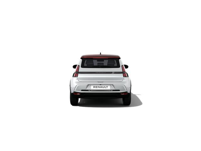 Renault 5 Techno | Achteruitrijcamera | Dakstriping single rouge | ISOFIX-bevestigingssysteem voor kinderzitjes op passagiersstoel en op de twee buitenste zitplaatsen achter