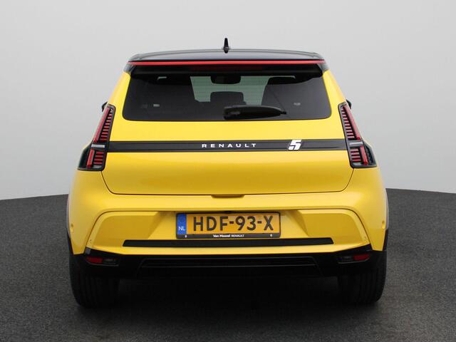 Renault 5 comfort range iconic cinq 52 kWh | Pack Safety & Advanced Driving Assist | Harman Kardon Audio | Stoel- en Stuurwielverwarming | Camera | Draadloze Smartphonelader | 18" LMV 'Chrono' | LED Pure Vision | Android Automotive