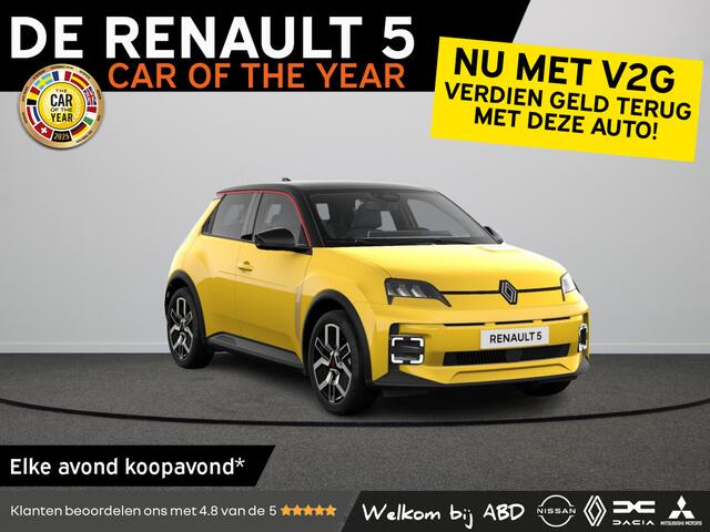 Renault 5 Techno Urban range | Achteruitrijcamera | Draadloze telefoonoplader met magsafe technologie | Full LED koplampen
