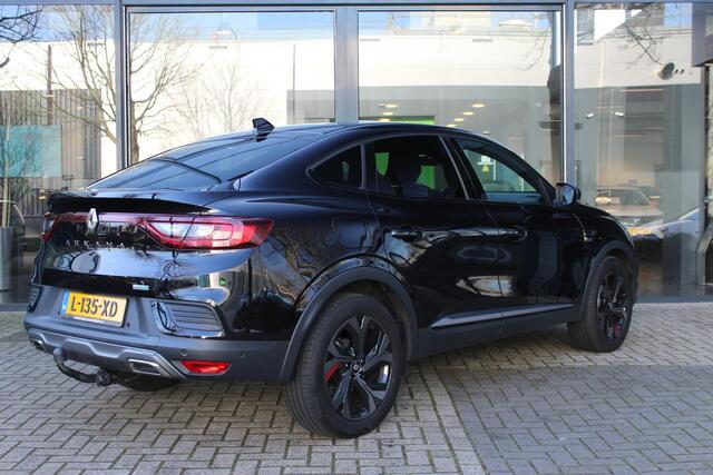 Renault Arkana E-Tech Hybrid 145 R.S. Line AUTOMAAT / DEALER OND. / BOSE / TREKHAAK / STOEL+STUURVERW. / CAMERA / ADAPT. CRUISE / 9,3'' NAVI / CLIMATE / BLINDSPOT / PRIVACY GLAS / 18'' LMV