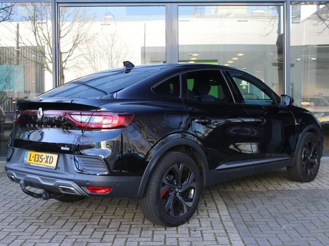 Renault Arkana 1.6 E-Tech Hybrid 145 R.S. Line / DEALER OND. / BOSE / TREKHAAK / STOEL+STUURVERW. / CAMERA / ADAPT. CRUISE / 9,3'' NAVI / CLIMATE / BLINDSPOT / PRIVACY GLAS / 18'' LMV