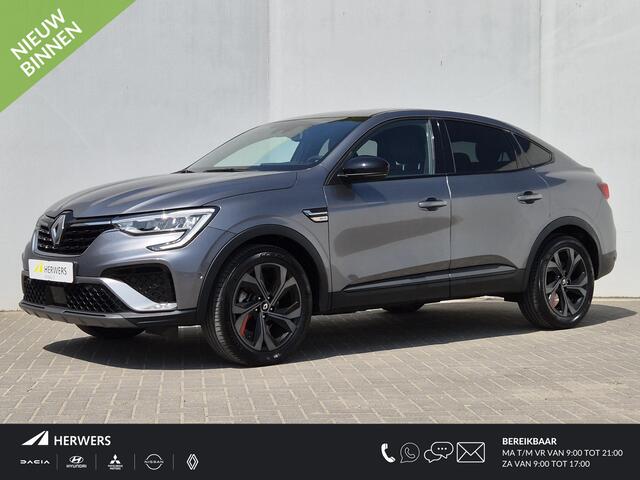 Renault Arkana 1.6 E-Tech Hybrid 145 R.S. Line Automaat / Afneembare Trekhaak / Stuur- en Stoelverwarming / Apple Carplay Android Auto / Adaptief cruise control / Climate control / Achteruitrijcamera /