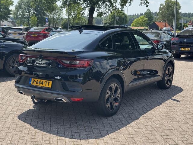 Renault Arkana 1.6 E-Tech Hybrid 145 R.S. Line / Trekhaak / Panoramadak / Camera / Leder / 18'' / Bose / Keyless / Sfeerverlichting / Navigatie / Dodehoek / DAB / ACC / Stoelverwarming