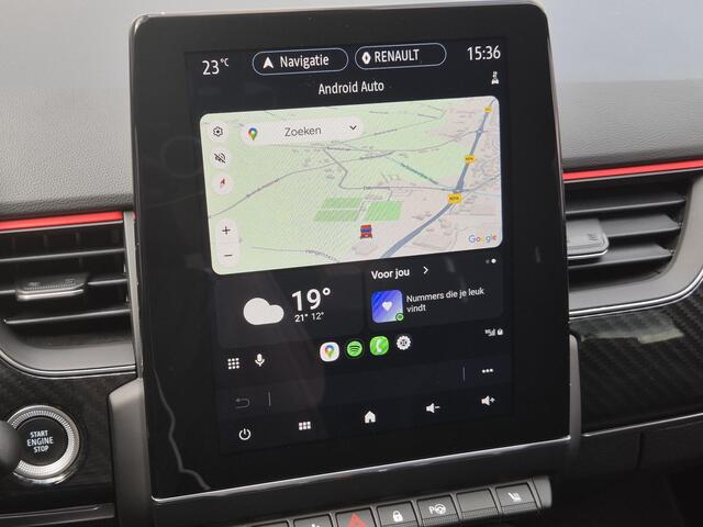 Renault Arkana 1.6 E-Tech Hybrid 145 R.S. Line Automaat / Apple CArplay Android Auto / Adaptief CC / Stuur- en Stoelverwarming / Trekhaak vast / Achteruitrijcamera / Keyless Entry/Start / Climate control /